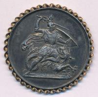 Ausztria 1904. "VI. Hadsereg Vívótorna 1904" kétoldalas, jelzetlen Ag katonai sport díjére...