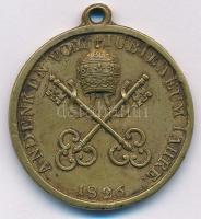 Olasz Államok / Pápai Állam 1826. "XII. Leó pápa / Emlék az 1826. évi jubileumi évre" aran...