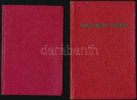 1958 MSZMP Esti Egyetem tanulmányi könyve és bizonyítványa