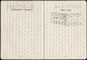 1971 Portugál útlevél / Portuguese passport