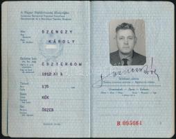 1966 Magyar Népköztársaság által kiállított útlevél, finn, svéd, dán, francia, osztrák, norvég bejegyzésekkel