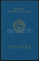 1966 Magyar Népköztársaság által kiállított útlevél, finn, svéd, dán, francia, osztrák, norvég bejeg...