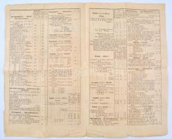 1885 Tschutschegg V. Hauszer G. kétnyelvű hangszer árjegyzék, postázva