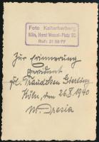 1940-1944 Német katona, náci karszalaggal, kitüntetésekkel (vaskereszttel, afrikai katona kitüntetés...