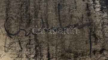 Csohány jelzéssel: Női portré. Grafit, szén, papír, sérült (kis szakadással), 61x43,5