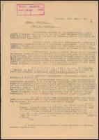 1944 Bp., Zsidó vagyon bejelentése és zár alá vétele tárgyában kiadott körözvény