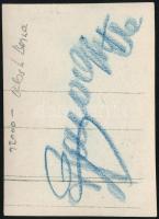 cca 1920 Balogh Barna vezérőrnagy portréfotója, kitüntetésekkel, 8x5 cm