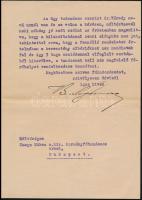 1944 Kivételezettnek minősülő zsidó személy támogatást kérő levele