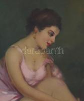 Olvashatatlan jelzéssel: Balerina. Olaj, vászon, fa keretben, 80x60