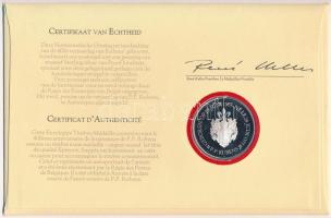 Belgium 1977. "Peter Paul Rubens" a Postamesterek gondozásában kiadott Ag emlékérem (20g) ...