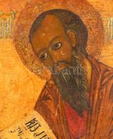 Jelzés nélkül: 20. sz. ikon másolat. Tempera, 44x37
