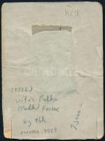 1922 vitéz Falka (Falk) Ferenc (1883-1961) vezérőrnagy, csendőrségi tiszt, számos kitüntetéssel (Lip...