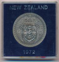 Új-Zéland 1972. 1D Cu-Ni II. Erzsébet műanyag tokban T:BU New Zealand 1972. 1 Dollar Cu-Ni Elizabeth II in a plastic case C:BU Krause KM#38.2