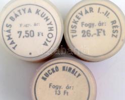 10 db retró mese diafilm (Tüskevár I.-II., Kis malac meg a farkasok, Tamás bátya kunyhója, A fekete ...