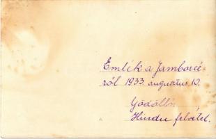 1933 Gödöllő Cserkész Világ Jamboree cserkészcsapatai. Hindu felvétel / Hindu (Indian) scout group i...