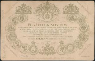 cca 1890 Heinrich von Pittel (1833-1895) cs. és kir. altábornagy, kitüntetésekkel (köztük: katonai M...