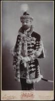 cca 1900 Ottlik Iván (1858-1940) politikus, Ottlik Géza író édesapjának keményhátú fotója, Bp., Erdélyi műterméből, 20x11 cm