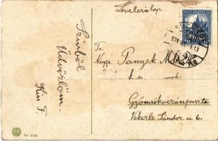 Üdvözlet a Mikulástól! / Saint Nicholas greeting posctardB & R Nr. 8100. litho (EK)