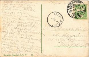 1909 Cyclist, bicycle. S. No. 411. IV