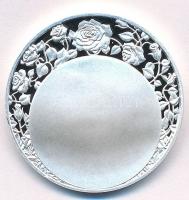 DN "Boldog Névnapot!" jelzett Ag emlékérem (12,03g/0.999/30mm) T:PP