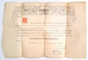 1903-1913 Madách-család dokumentumai, 2 db