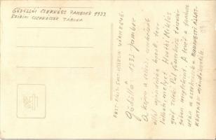 1933 Gödöllő, Cserkész Világ Jamboree, Szíriai cserkészek tábora az ajándékba hozott tevével, melyet...