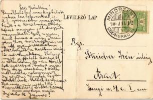 1906 Ópusztaszer (Mindszent mellett), Pallavicini kastély. Horváth Antal kiadása (fa)