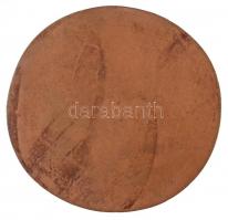 DN "40 éves szolgálatért Dorogi Szénbányák" egyoldalas Br plakett, eredeti dísztokban. Szi...