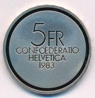 Svájc 1983. 5Fr Cu-Ni "Ernest Ansermet" T:PP ujjlenyomat Switzerland 1983. 5 Francs Cu-Ni ...