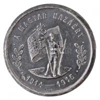 ~1920. "Vándor Kedv Kerékpárkör Budapest 1896 / A Magyar Hazáért 1914-1915." jelzett Ag sp...