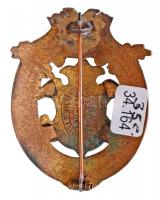 1896. "Szt. Gotthárdi (Szentgotthárdi) Kerékpár Egyesület" zománcozott sport jelvény, &quo...