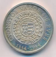 Bognár György (1944-) 1984. "MÉE Gyöngyös / 650 éves Gyöngyös - Róbert Károly" jelzett pie...