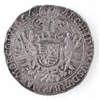 1656K-B Tallér Ag "III. Ferdinánd" Körmöcbánya (28,84g) T:2,2- lyuktömés / Hungary 1656K-B...