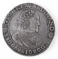 1658K-B Tallér Ag III. Ferdinánd Körmöcbánya (28,76g) T:2- lyuktömés / Hungary 1658K-B Thaler Ag Ferdinand III Kremnitz (28,76g) C:VF plugged hole  Huszár: 1241-1242., Unger II.: 939.a