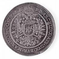 1693K-B Tallér Ag "I. Lipót" Körmöcbánya (28,44g) T:1-,2 peremhiba / Hungary 1693K-B Thale...