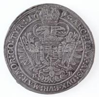 1695K-B Tallér Ag "I. Lipót" Körmöcbánya (28,60g) T:2,2- peremhiba / Hungary 1695K-B Thale...