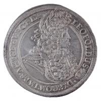 1696K-B Tallér Ag I. Lipót Körmöcbánya (28,80g) T:1-,2 / Hungary 1696K-B Thaler Ag Leopold I Kremnitz (28,80g) C:AU,XF  Huszár: 1374., Unger II.: 1022.a