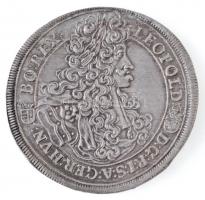 1703K-B Tallér Ag I. Lipót Körmöcbánya (28,68g) T:1- / Hungary 1703K-B Thaler Ag Leopold I Kremnitz (28,68g) C:XF  Huszár: 1375., Unger II.: 1023.