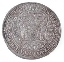 1703K-B Tallér Ag "I. Lipót" Körmöcbánya (28,68g) T:1- / Hungary 1703K-B Thaler Ag "L...