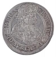 1696K-B 1/2 Tallér Ag I. Lipót Körmöcbánya (14,39g) T:1- juszt. / Hungary 1696K-B Thaler Ag Leopold I Kremnitz (14,39g) C:AU adjusted  Huszár: 1402., Unger II.: 1044.