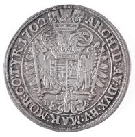 1702K-B 1/2 Tallér Ag "I. Lipót" Körmöcbánya (14,34g) T:2 kis ph. / Hungary 1702K-B 1/2 Th...