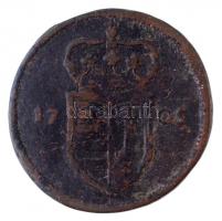 1705. XX Poltura Cu II. Rákóczi Ferenc (14,81g) T:2- / Hungary 1705. XX Poltura Francis II Rákóczi (14,81g) C:VF  Huszár:1529., Unger II.: 1130.a