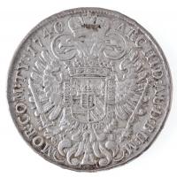 1740K-B Tallér Ag "III. Károly" Körmöcbánya (28,81g) T:2 / Hungary 1740K-B Thaler Ag "...