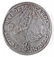 1723N-B 1/4 Tallér Ag III. Károly Nagybánya (6,78g) T:2 hajlott / Hungary 1723N-B 1/4 Thaler Ag Charles III Baia Mare (6,78g) C:XF bent Huszár: 1621.; Unger II.: 1193.a