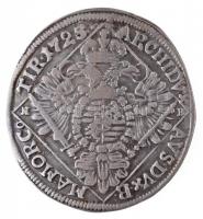 1723N-B 1/4 Tallér Ag "III. Károly" Nagybánya (6,78g) T:2 hajlott / Hungary 1723N-B 1/4 Th...