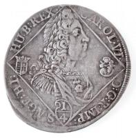 1730N-B 1/4 Tallér Ag III. Károly Nagybánya (7,07g) T:2,2- / Hungary 1730N-B 1/4 Thaler Ag Charles III Baie Mare (7,07g) C:XF,VF Huszár 1623., Unger II.: 1194.