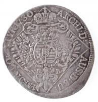 1730N-B 1/4 Tallér Ag "III. Károly" Nagybánya (7,07g) T:2,2- / Hungary 1730N-B 1/4 Thaler ...