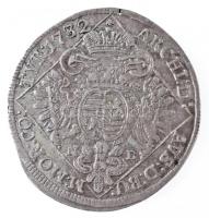 1732N-B 1/4 Tallér Ag "III. Károly" Nagybánya (7,08g) T:2 kis rep. / Hungary 1732N-B 1/4 T...