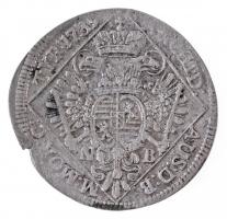 1739N-B 1/4 Tallér Ag "III. Károly" Nagybánya (7,08g) T:2,2-  rep., juszt. / Hungary 1739N...