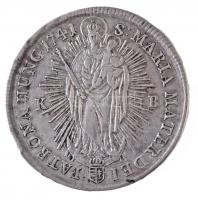 1741KB Tallér Ag "Mária Terézia" Körmöcbánya (28,69g) T:2- ph. / Hungary 1741KB Madonnenta...